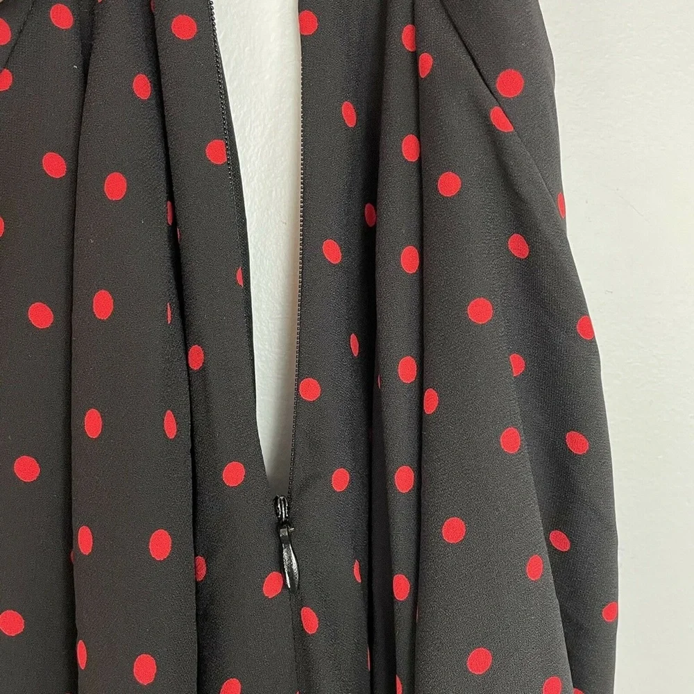 !!! Lowest Price!!! NWT Anne Klein Polka Dot Midi Faux Wrap Skirt - Picture 11 of 11